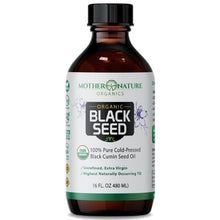 Load image into Gallery viewer, Black Seed Oil Vitamins & Supplements Mother Nature Organics