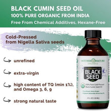 Load image into Gallery viewer, Black Seed Oil Vitamins & Supplements Mother Nature Organics