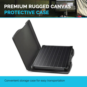 RENOGY 100 Watt 12 Volt Monocrystalline Foldable Solar Suitcase with Voyager Foldable Solar Panel Renogy 