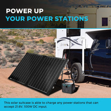 Load image into Gallery viewer, Renogy 100 Watt 12 Volt Monocrystalline Foldable Solar Suitcase w/o Controller Portable Solar Panel Renogy