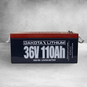DAKOTA LITHIUM 36V 110AH DEEP CYCLE LIFEPO4 SINGLE BATTERY Batteries Dakota Lithium 