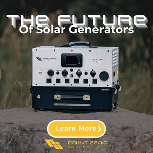 Point Zero Energy Titan Boost w/LiFePO4 Battery Solar Generators Point Zero Energy 
