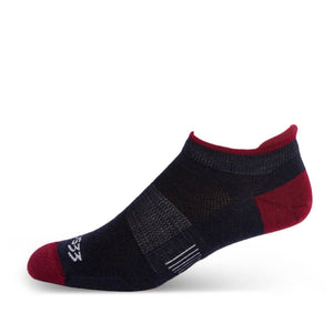 Liner - No Show Tab Wool Socks Mountain Heritage Socks Minus33 Merino Wool Clothing Patriot S 