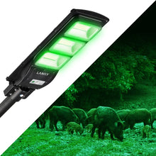 Load image into Gallery viewer, Solar Green Light for Hunting Hogs Deer,Fish light -15,000lumens Outdoor Hunting Langy Solar Lights 