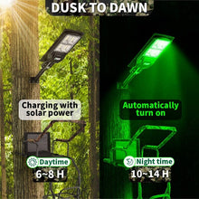 Load image into Gallery viewer, Solar Green Light for Hunting Hogs Deer,Fish light -15,000lumens Outdoor Hunting Langy Solar Lights 