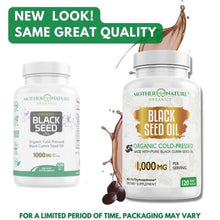 Load image into Gallery viewer, Black Seed Oil Capsules 1,000mg (Softgel) Vitamins &amp; Supplements Mother Nature Organics 