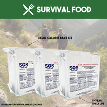 Load image into Gallery viewer, 3 Person 72 Hour Survival Bug Out Bag with Backpack, Food, Water, and Shelter Bug Out Bag Denver Survival 