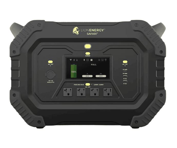 Lion Energy - Safari Portable Power Station Generators Lion Energy 