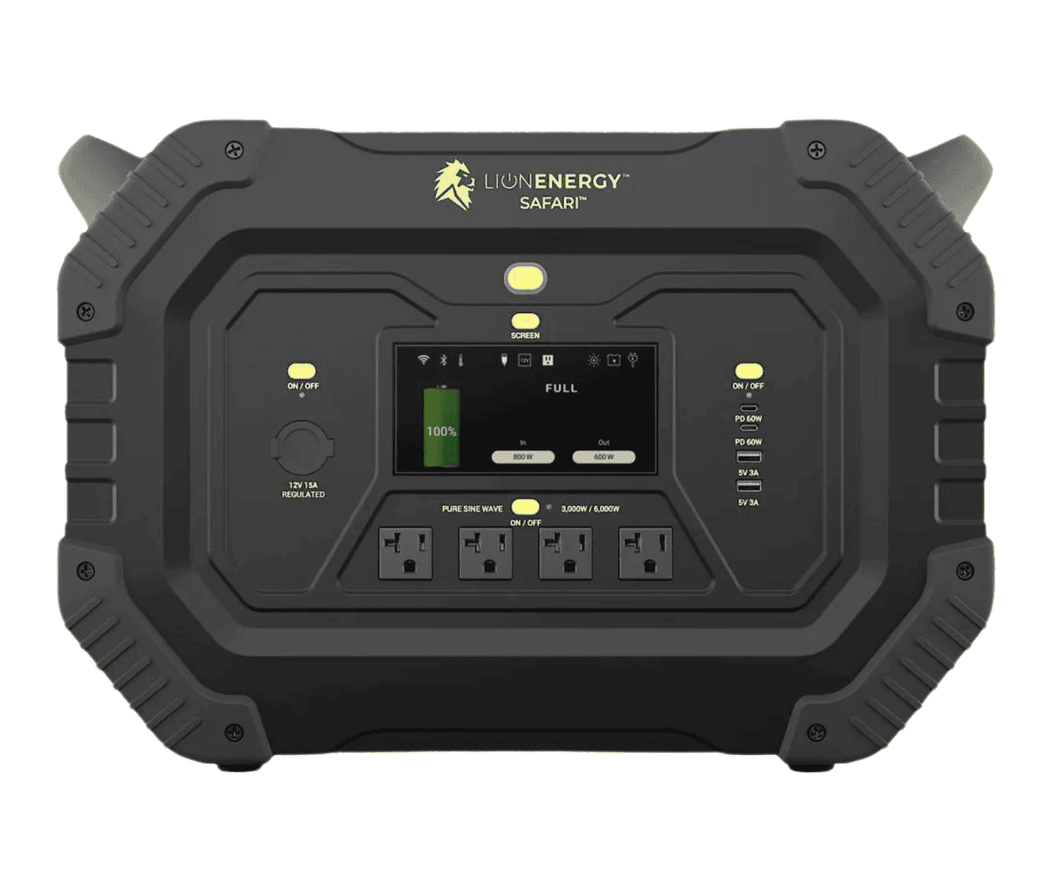 Lion Energy - Safari Portable Power Station Generators Lion Energy 