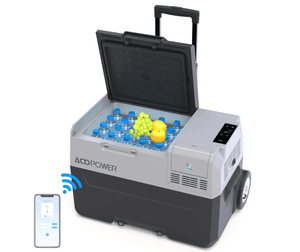 Acopower LionCooler Pro Portable Solar Fridge Freezer, 52 Quarts - With Battery Solar Cooler Acopower 