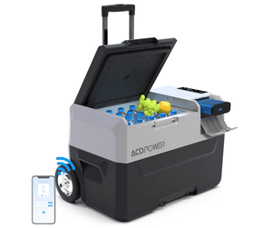 Acopower LionCooler Pro Portable Solar Fridge Freezer, 52 Quarts - With Battery Solar Cooler Acopower 