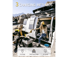 Load image into Gallery viewer, Acopower LionCooler X50A Portable Solar Fridge Freezer, 52 Quarts Solar Cooler Acopower 