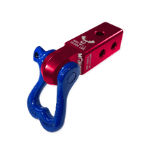 Load image into Gallery viewer, Moose Knuckle XL 3/4 Shackle and Mohawk 2.0 Receiver Combo Recovery Gear Forward Notion, LLC Red Rum / Blue Balls 