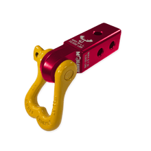 Load image into Gallery viewer, Moose Knuckle XL 3/4 Shackle and Mohawk 2.0 Receiver Combo Recovery Gear Forward Notion, LLC Red Rum / Detonator Yellow 