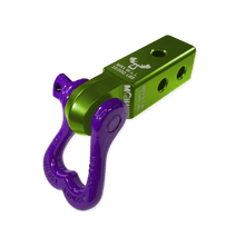 Load image into Gallery viewer, Moose Knuckle XL 3/4 Shackle and Mohawk 2.0 Receiver Combo Recovery Gear Forward Notion, LLC Bean Green / Grape Escape 