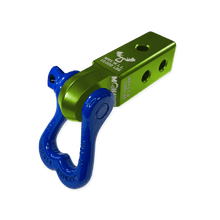 Load image into Gallery viewer, Moose Knuckle XL 3/4 Shackle and Mohawk 2.0 Receiver Combo Recovery Gear Forward Notion, LLC Bean Green / Blue Balls 