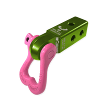 Load image into Gallery viewer, Moose Knuckle XL 3/4 Shackle and Mohawk 2.0 Receiver Combo Recovery Gear Forward Notion, LLC Bean Green / Pretty pink 