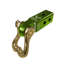 Load image into Gallery viewer, Moose Knuckle XL 3/4 Shackle and Mohawk 2.0 Receiver Combo Recovery Gear Forward Notion, LLC Bean Green / Brass Knuckle 