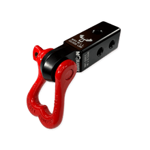 Load image into Gallery viewer, Moose Knuckle XL 3/4 Shackle and Mohawk 2.0 Receiver Combo Recovery Gear Forward Notion, LLC Black Lung / Flame Red 