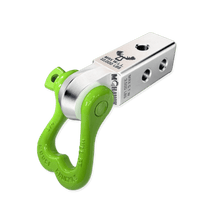 Load image into Gallery viewer, Moose Knuckle XL 3/4 Shackle and Mohawk 2.0 Receiver Combo Recovery Gear Forward Notion, LLC Atomic Silver / Sublime Green 