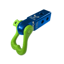 Load image into Gallery viewer, Moose Knuckle XL 3/4 Shackle and Mohawk 2.0 Receiver Combo Recovery Gear Forward Notion, LLC Blue Pill / Sublime Green 