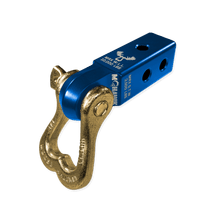 Load image into Gallery viewer, Moose Knuckle XL 3/4 Shackle and Mohawk 2.0 Receiver Combo Recovery Gear Forward Notion, LLC Blue Pill / Brass Knuckle 