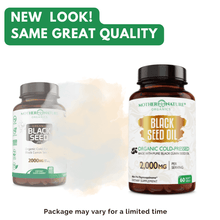 Load image into Gallery viewer, Black Seed Oil Capsules 2,000mg (Softgel) Vitamins &amp; Supplements Mother Nature Organics 