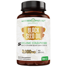 Load image into Gallery viewer, Black Seed Oil Capsules 2,000mg (Softgel) Vitamins &amp; Supplements Mother Nature Organics 