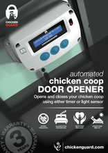 Load image into Gallery viewer, ChickenGuard Pro with Self-Locking Door Kit Chicken Coop Locking Door HenGear 