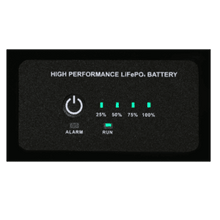 Load image into Gallery viewer, Aims Power Lithium Battery with Wake Up, Heater &amp; BT Monitoring 12V 104Ah LiFePO4 Batteries Solar Power Lifestyle 