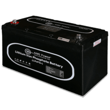 Load image into Gallery viewer, Aims Power Lithium Battery with Wake Up, Heater &amp; BT Monitoring 12V 104Ah LiFePO4 Batteries Solar Power Lifestyle 