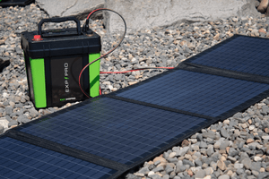EXP240PRO + 100 Watt Solar Panel Bundle | CPAP Off-Grid Charging System CPAP Charging System EXP PRO 