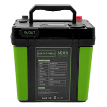 Load image into Gallery viewer, EXP240PRO CPAP Battery with DC Cord | Portable Solar Rechargeable LiFePO4 Battery EXP240PRO EXP PRO 