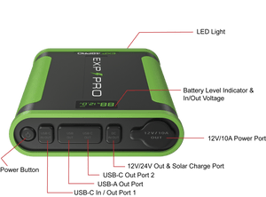 EXP48PRO APEX Battery (CPAP DC Cord Included) EXP48PRO EXP PRO 