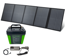 Load image into Gallery viewer, EXP240PRO + 100 Watt Solar Panel Bundle | CPAP Off-Grid Charging System CPAP Charging System EXP PRO ResMed AirSense 10/AirCurve 10/AirStart 10 DC Power Cord 