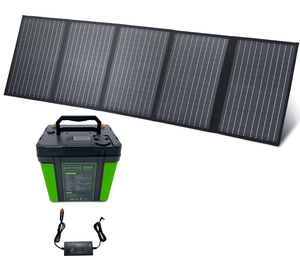EXP240PRO + 100 Watt Solar Panel Bundle | CPAP Off-Grid Charging System CPAP Charging System EXP PRO Resvent iBreeze DC Power Cord 