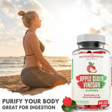 Load image into Gallery viewer, Apple Cider Vinegar Gummies Vitamins &amp; Supplements Mother Nature Organics 