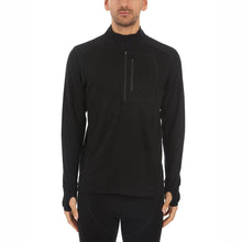 Load image into Gallery viewer, Expedition - Men&#39;s Wool 1/4 Zip Wilderness Tops Minus33 Merino Wool Clothing Black M 