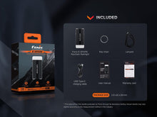 Load image into Gallery viewer, Fenix E-SPARK Ultra-Thin Powerbank LED Flashlight Keychain Flashlight Fenix Store 