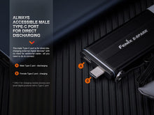 Load image into Gallery viewer, Fenix E-SPARK Ultra-Thin Powerbank LED Flashlight Keychain Flashlight Fenix Store 
