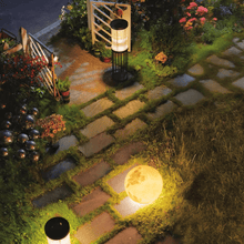 Load image into Gallery viewer, 3D Moon Indoor &amp; Outdoor Floor Lamp Outdoor Lighting EP Designlab LLC 