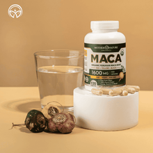 Load image into Gallery viewer, USDA Organic Maca Root Capsules Vitamins &amp; Supplements Mother Nature Organics 