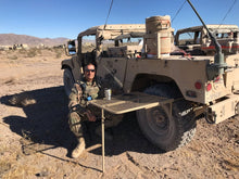 Load image into Gallery viewer, Large Steel Camping Table Large Steel Tail Gater Tire Table 