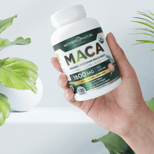 Load image into Gallery viewer, USDA Organic Maca Root Capsules Vitamins &amp; Supplements Mother Nature Organics 