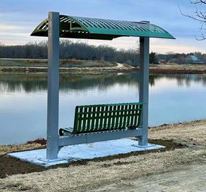 Sun Charge Systems Northport Canopy Charging Bench Solar Charging Bench Sun Charge Systems 