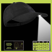 Load image into Gallery viewer, POWER Bundle POWERCAP 3.0 LED Lighted Hat + FLATEYE Flashlight Lantern FRL-2100 BUNDLES Panther Vision Store 