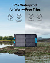Load image into Gallery viewer, Anker SOLIX PS100 Portable Solar Panel - 100 Watt Monocrystalline, IP67 Waterproof Portable Solar Panel ANKER SOLIX 