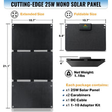 Load image into Gallery viewer, SPL 25W Solar Panel (Pre-order) Solar Panels Solar Power Lifestyle 