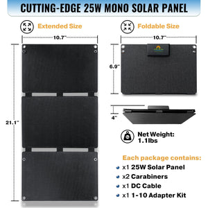SPL 25W Solar Panel (Pre-order) Solar Panels Solar Power Lifestyle 