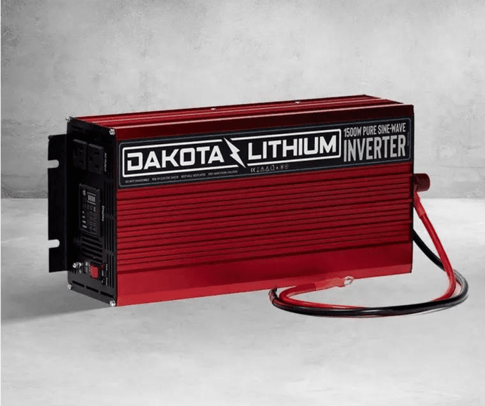DAKOTA LITHIUM 12V 1500 WATT DC TO AC INVERTER – PURE SINE WAVE Pure Sine Wave Power Inverter Dakota Lithium 